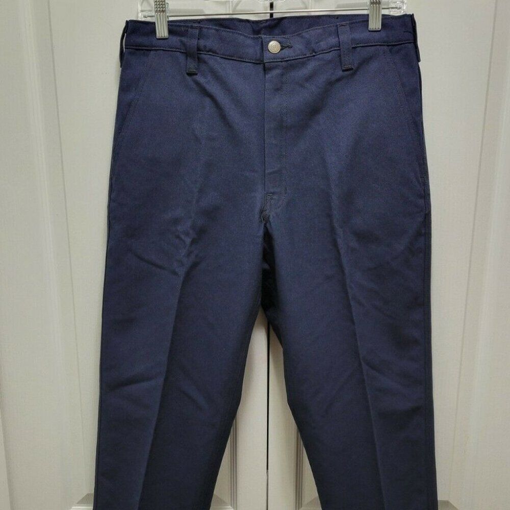 Workrite HRC 1 Nomex IIIA FR Work Pants Straight Fit Flat Front Navy Size 32/30